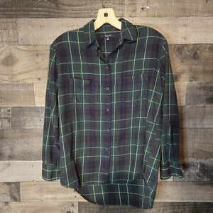 madewell flannel shirt